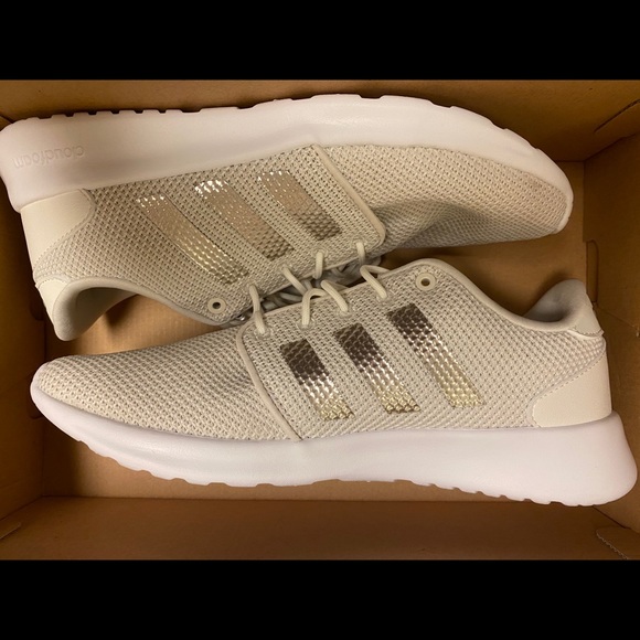 adidas women's cloudfoam qt racer shoes white